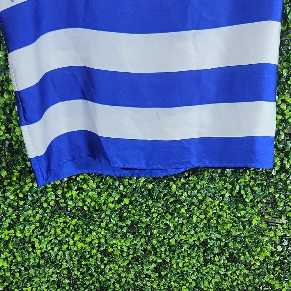 The Limited Blue White Striped Boxy Short Sleeve Tee - Picture 5 of 9